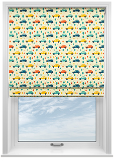 Leafy Lane, Carnival - Roman Blind